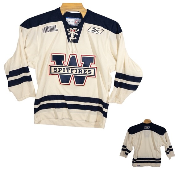 CCM Other - CCM Reebok Windsor Spitfires Winnipeg Jets‎ Jersey Mens Medium NHL CHL Hockey
